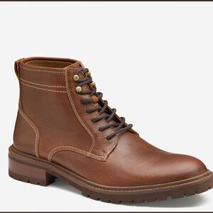 Johnston & Murphy Men's Barrett Full Grain Plain Toe Boots